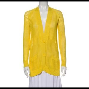 HERMÈS V-Neck Sweater Size: S | US4, FR36